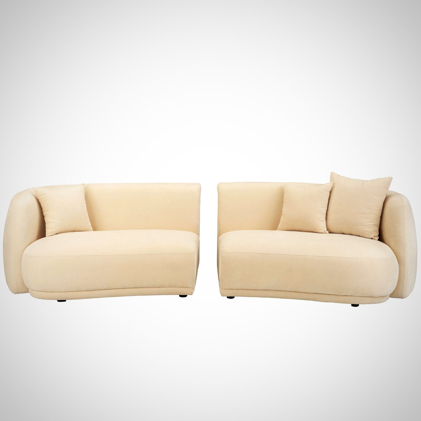 Curvny Sofa Ivory