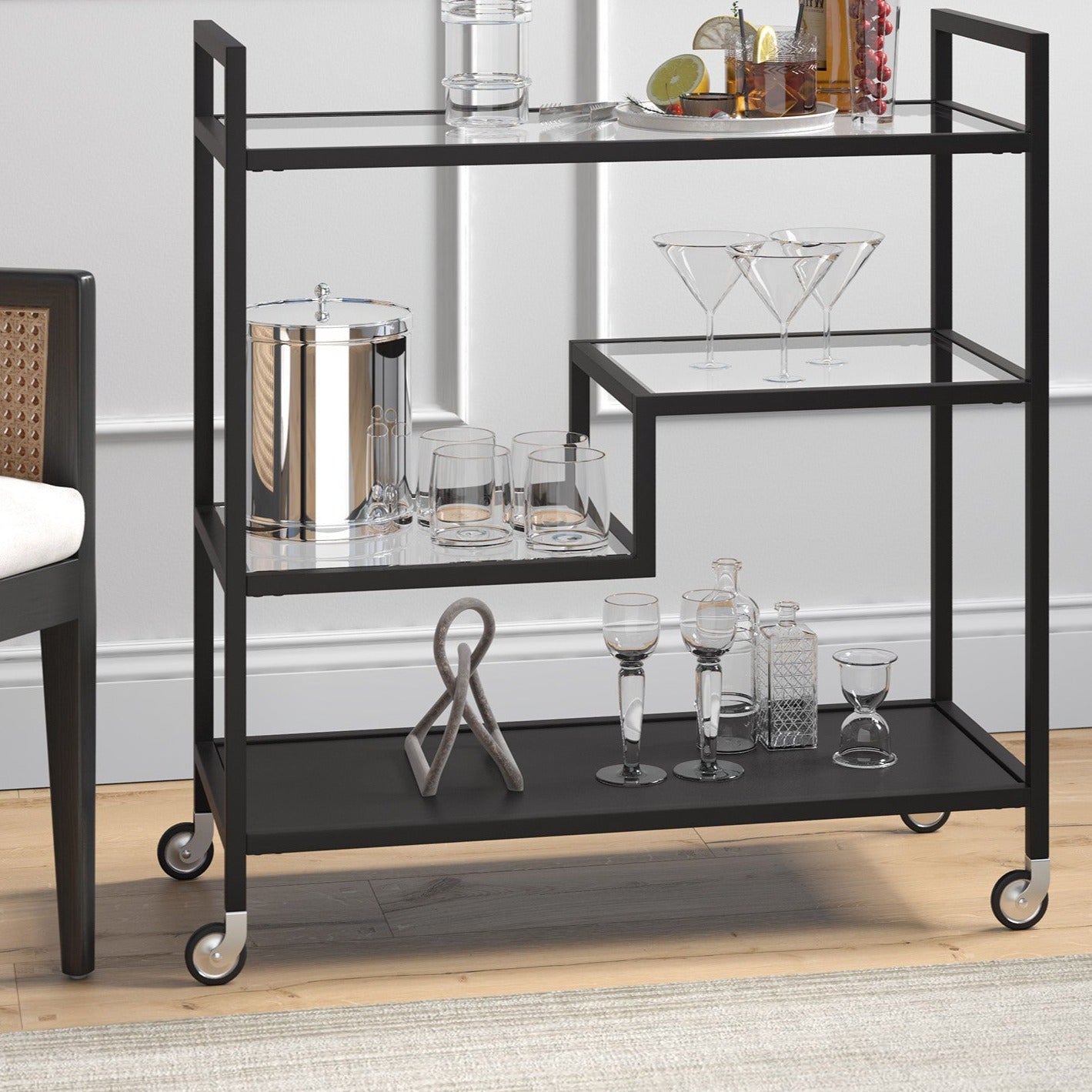Tevny Bar Cart