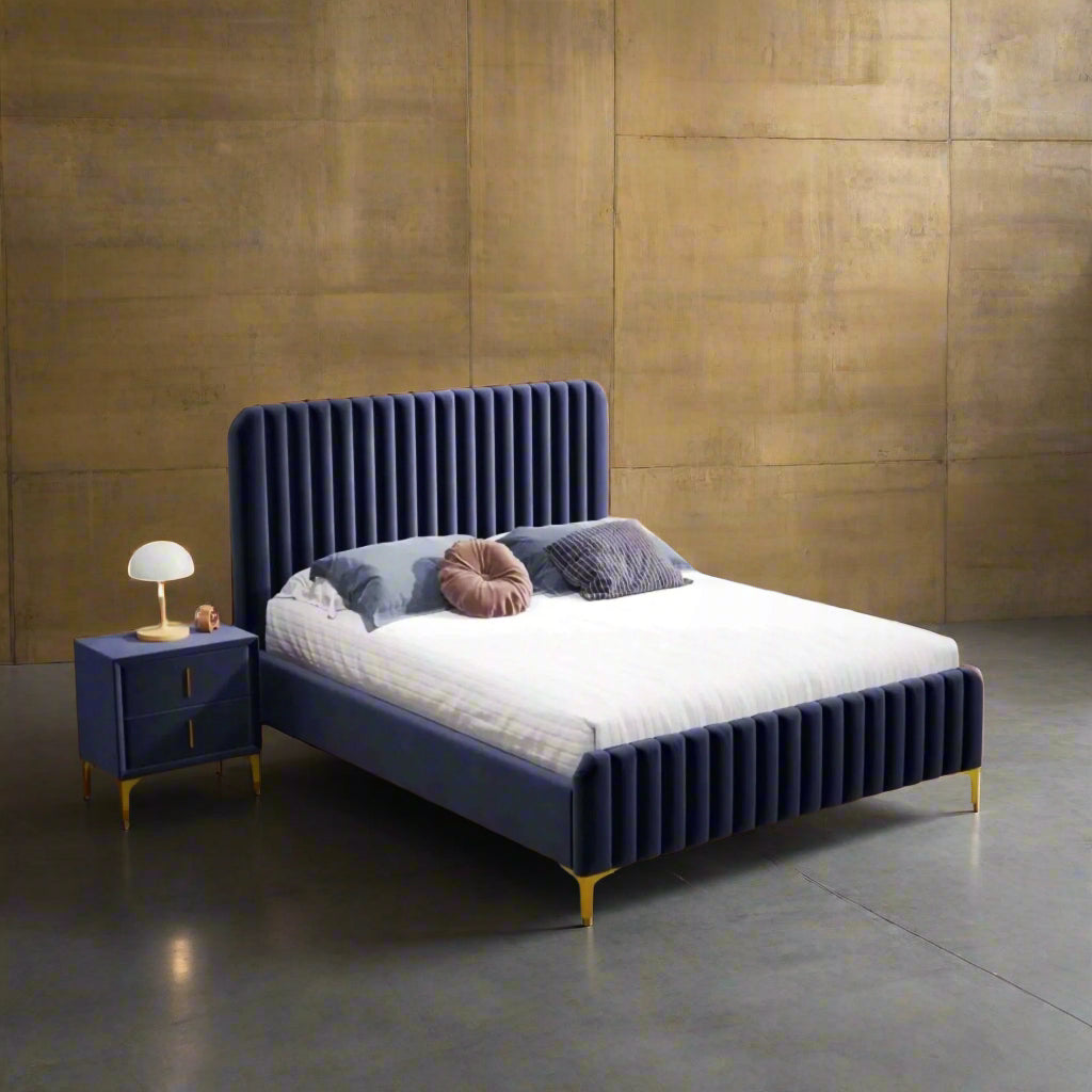 Cama Queen Crawford Gris