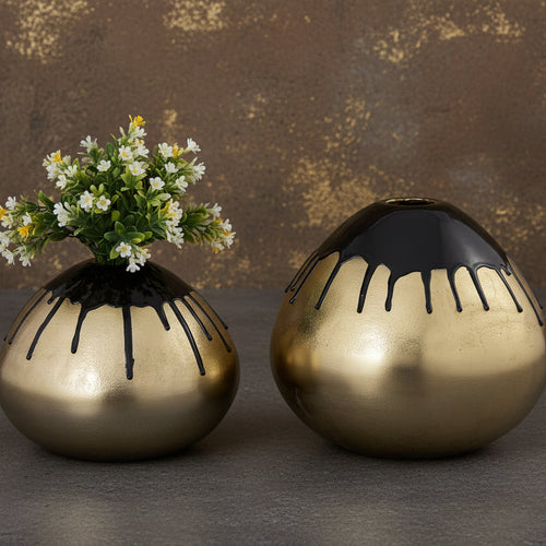 Brass Vase Set Of Two