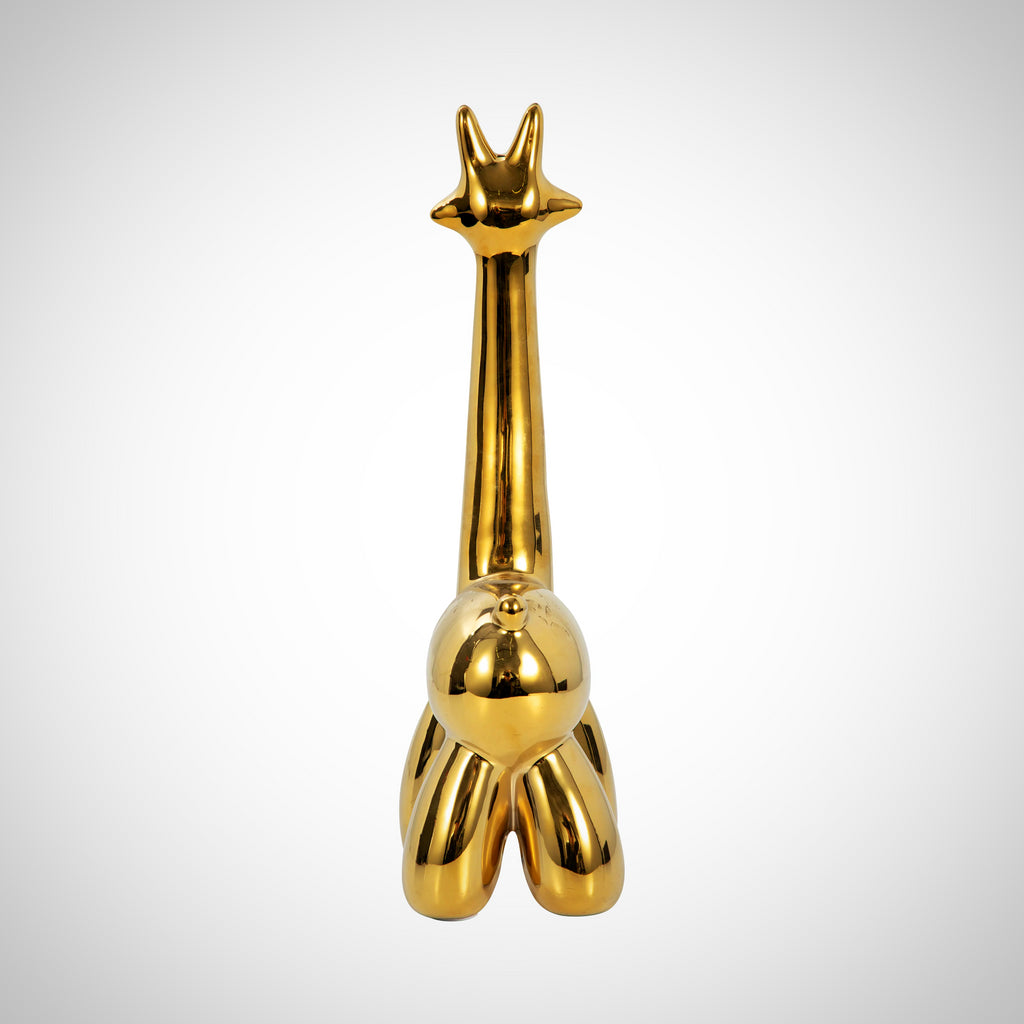 Gold Giraffe Balloon Animal