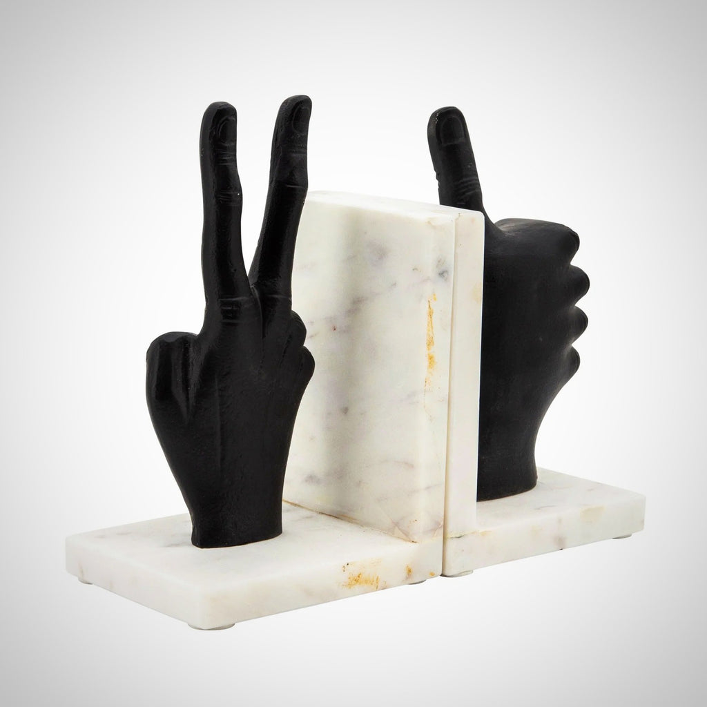 Hand Bookends Set