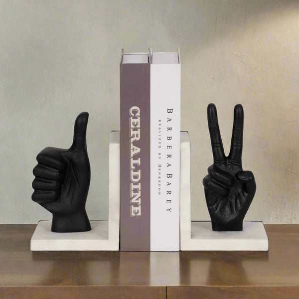 Hand Bookends Set