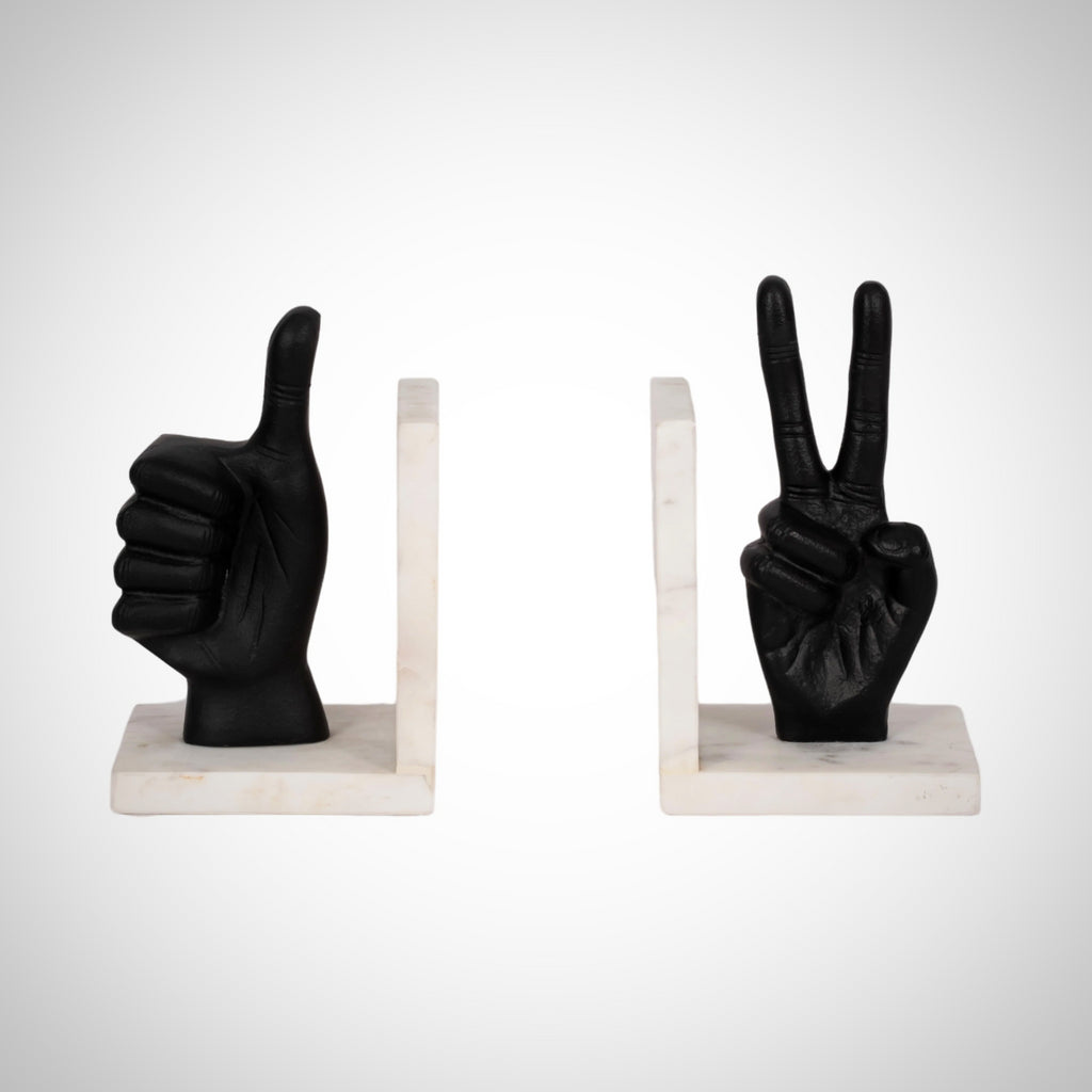 Hand Bookends Set