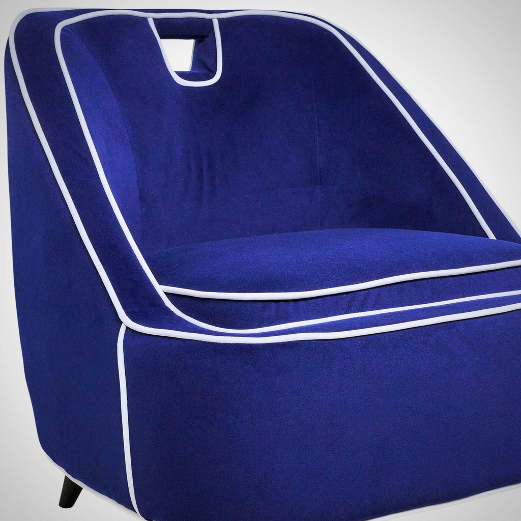 Glowny Accent Chair Dark Blue