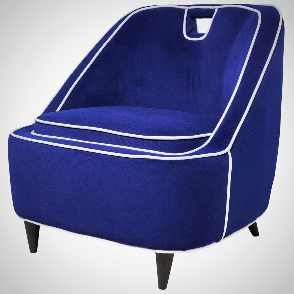 Glowny Accent Chair Dark Blue