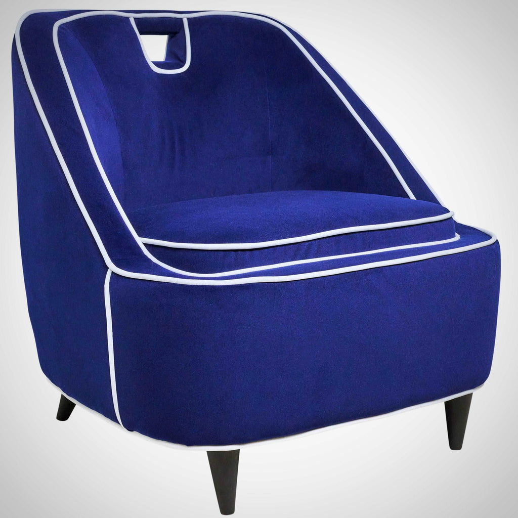 Glowny Accent Chair Dark Blue