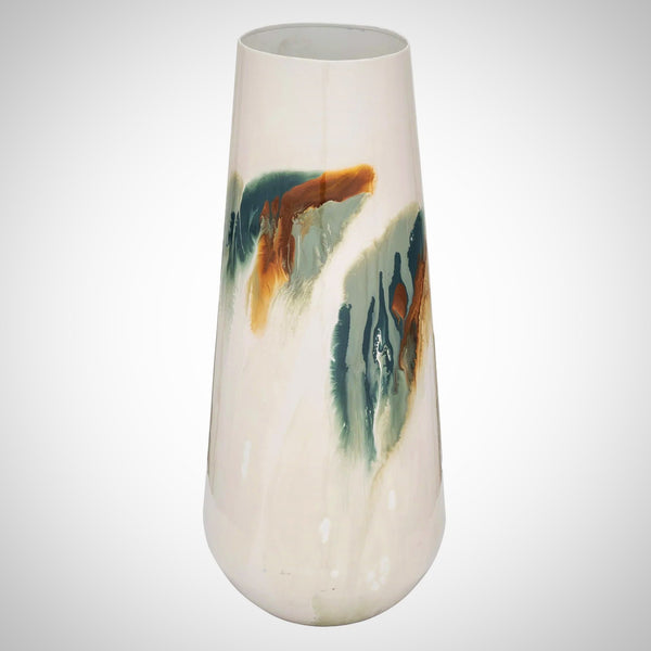 Iron Vase White 17