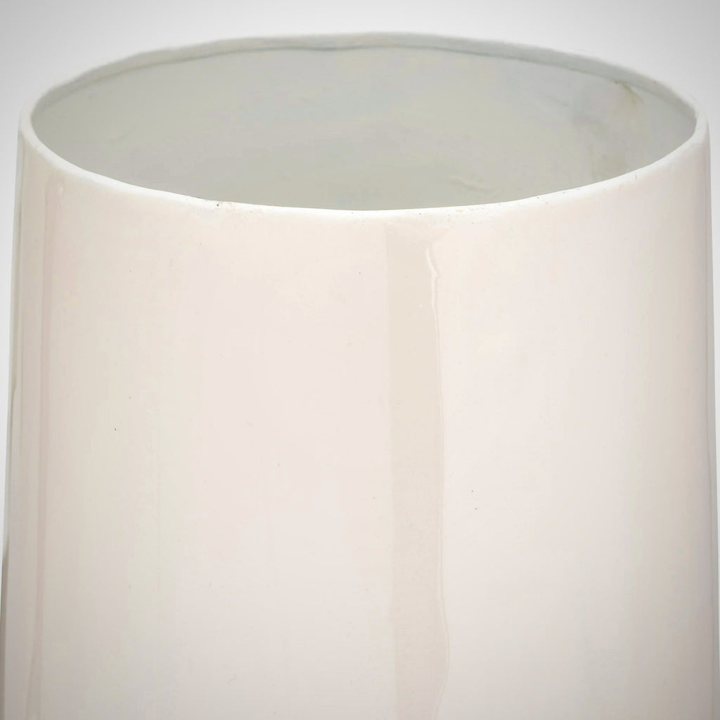 Iron Vase White 23