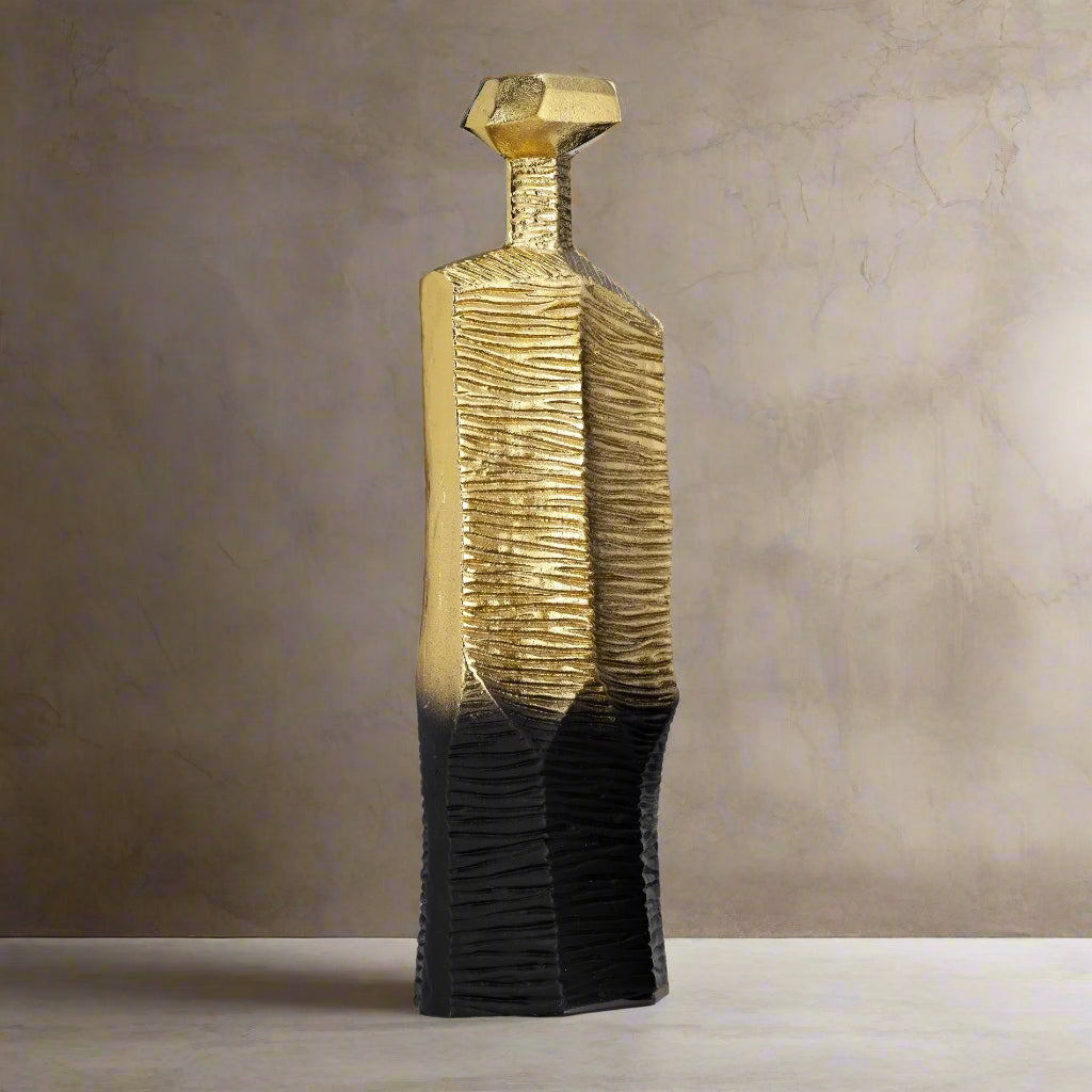 Metal Rigged Vase 20"