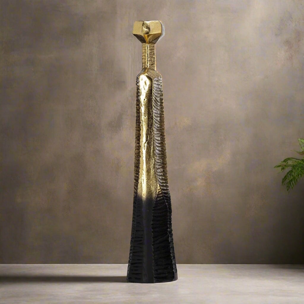 Metal Rigged Vase 20"