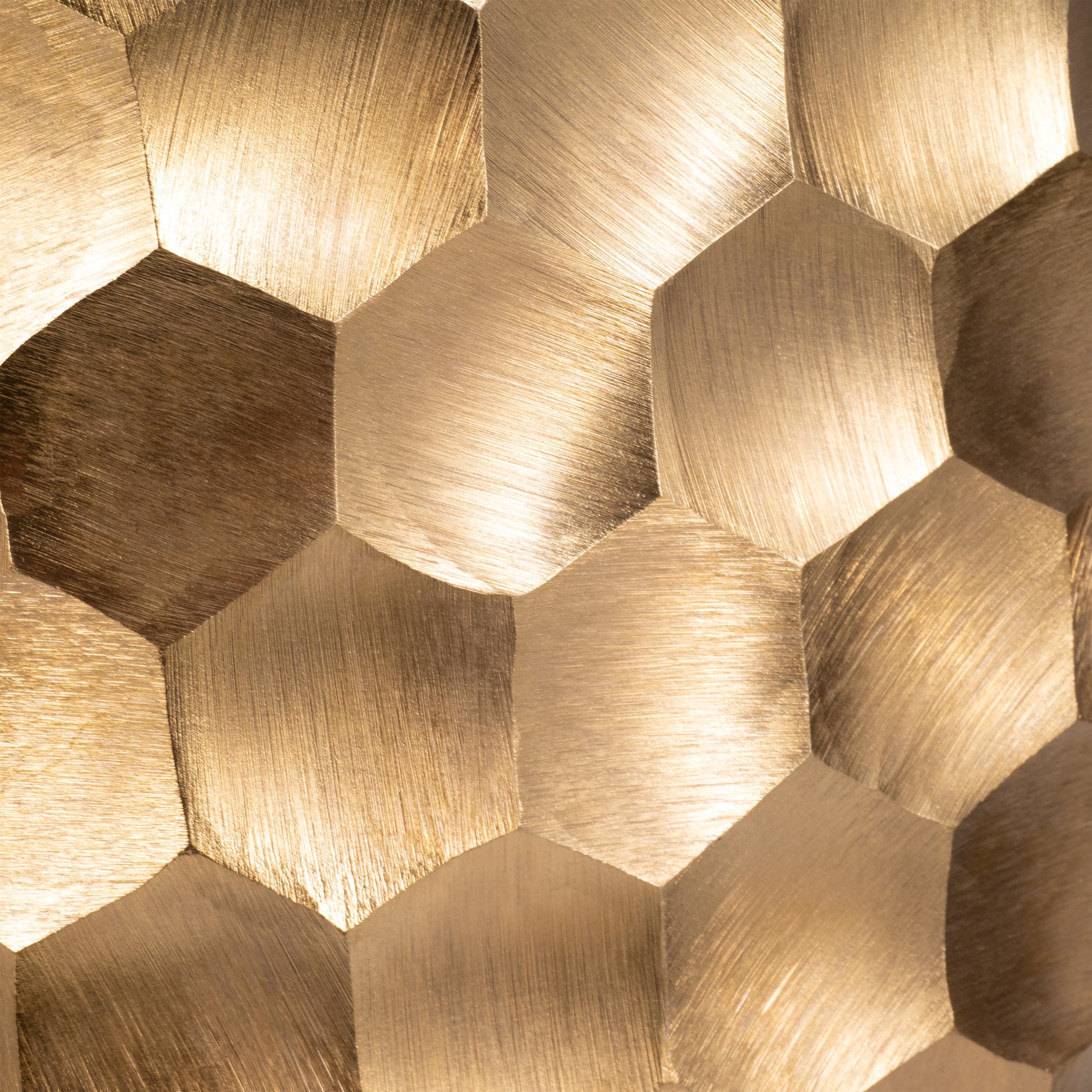 Metal Honeycomb Vase 24"