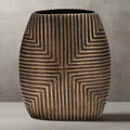 Ribbed Vase 12"