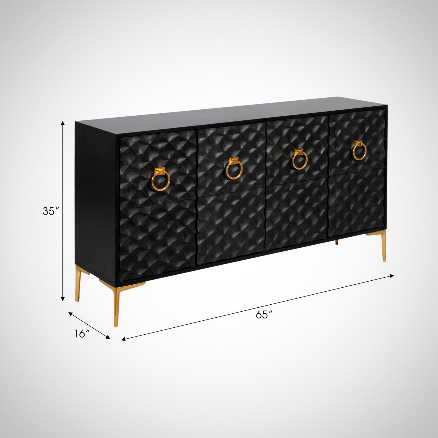 Kingsbridge Credenza Black