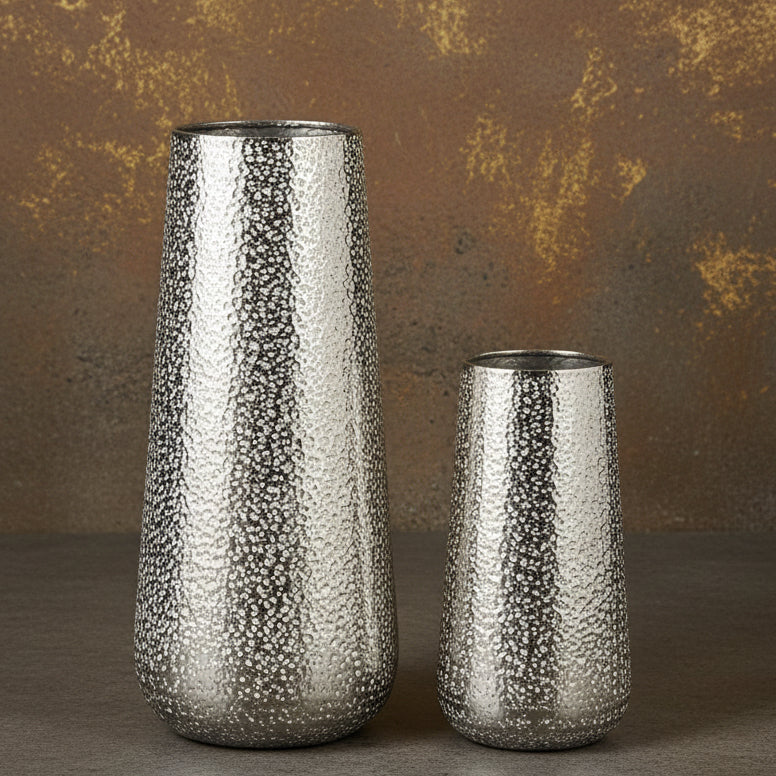 Metal Vase Set Of Two