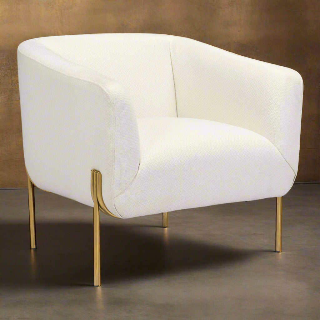 Bradford Accent Chair White