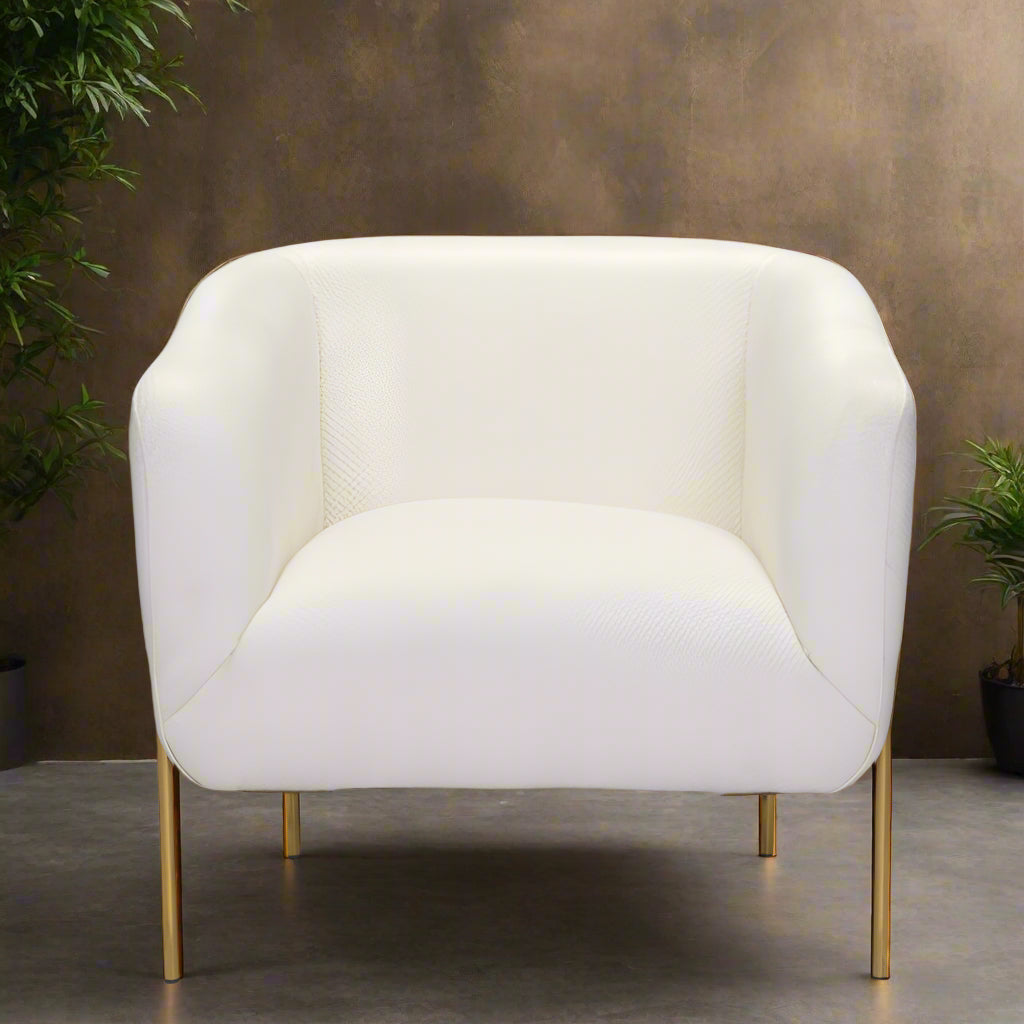 Bradford Accent Chair White