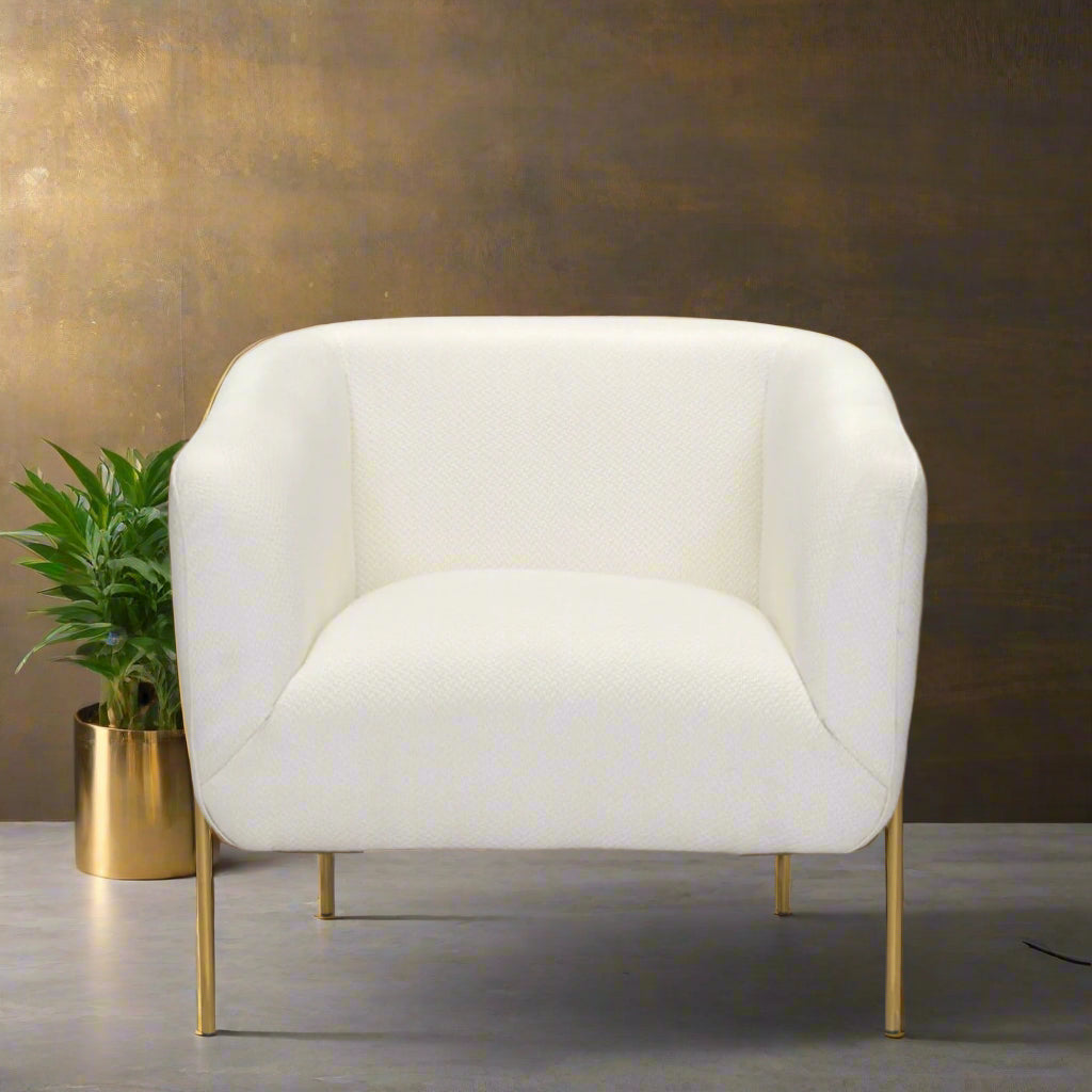 Bradford Accent Chair White