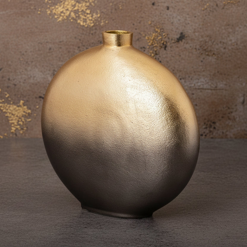 Metal Vase Set Of Two