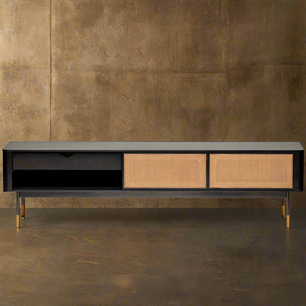 Soporte para medios Woodhull, color negro