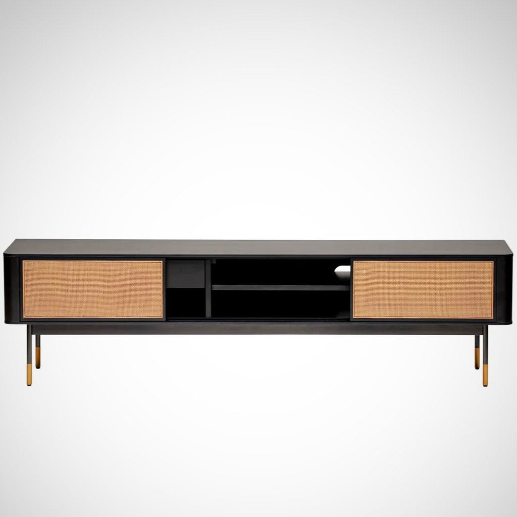 Woodhull Media Stand Black