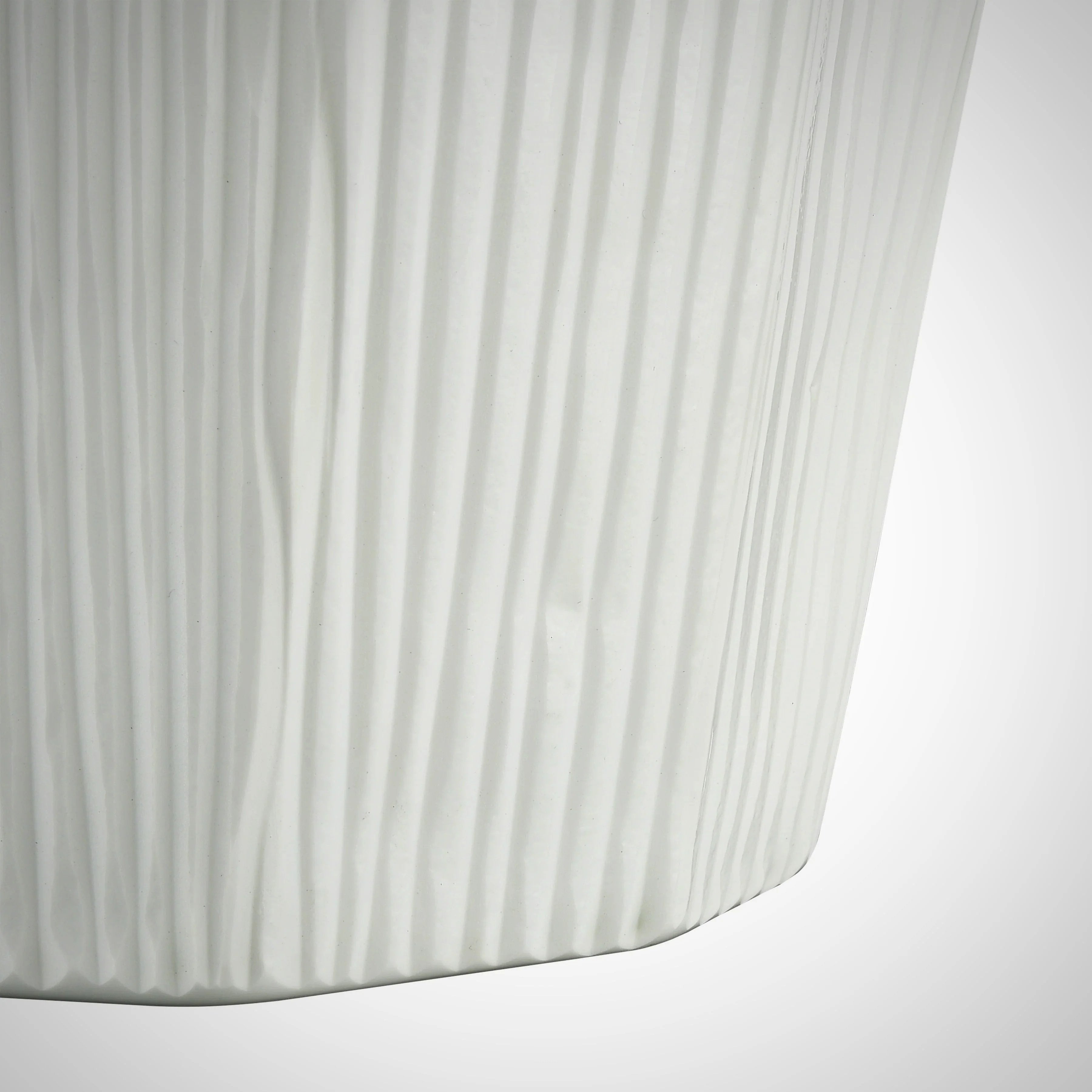 Large Frosted Glass Vase