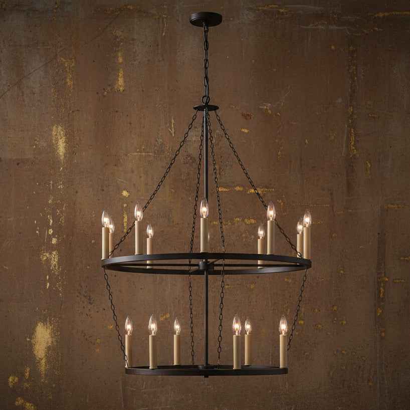 Orange Chandelier