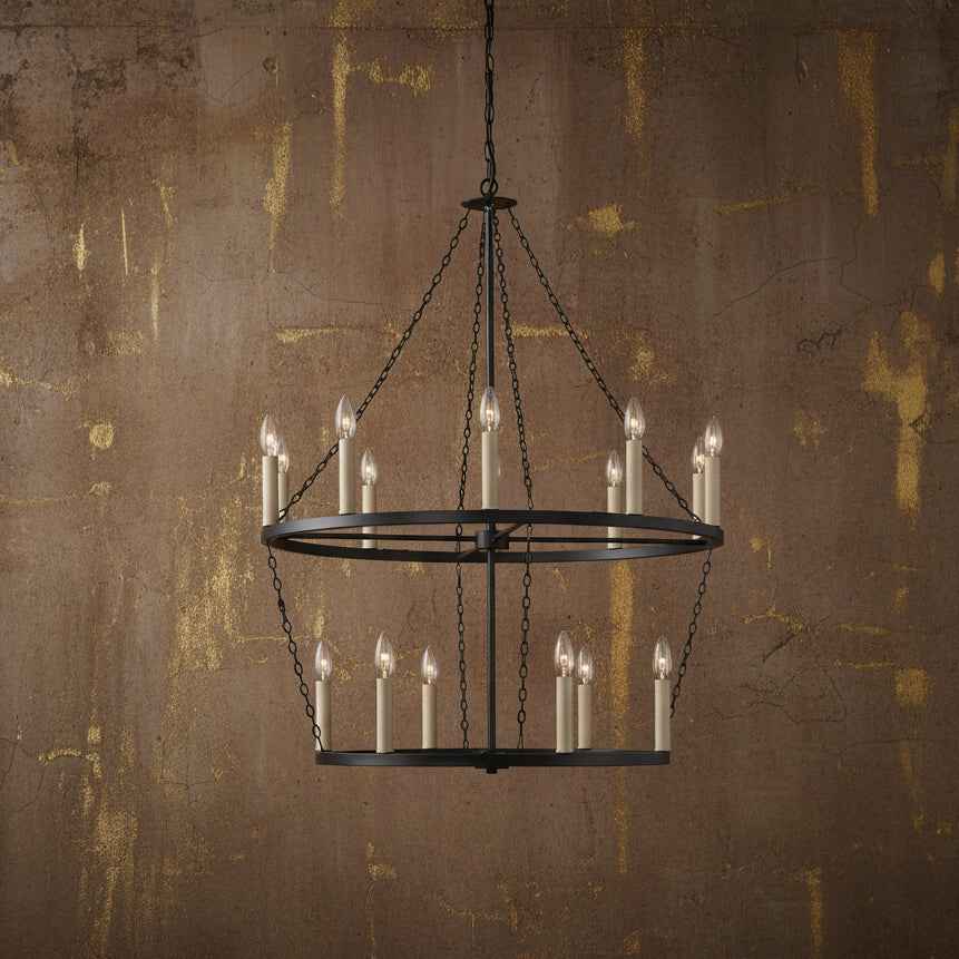 Orange Chandelier