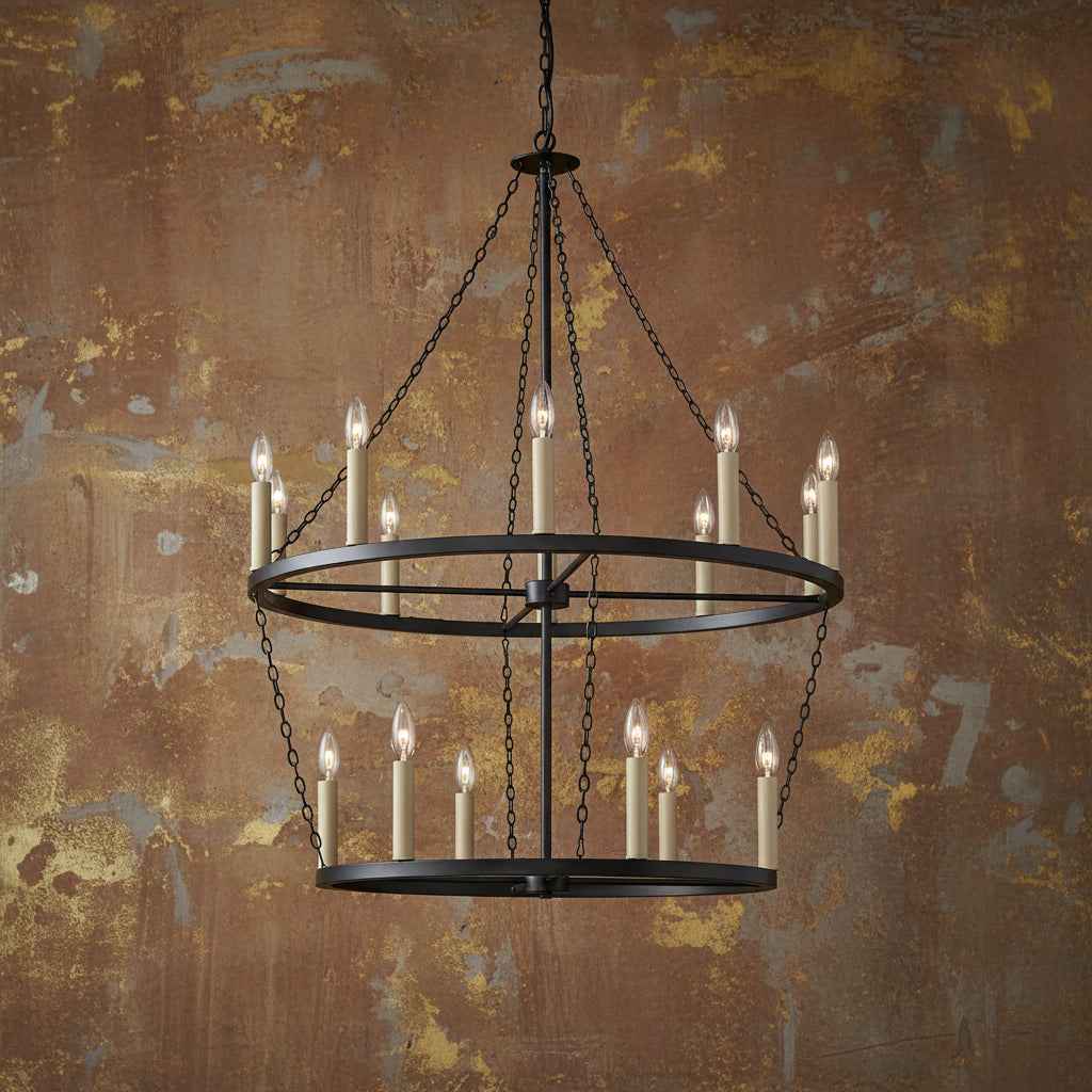 Orange Chandelier