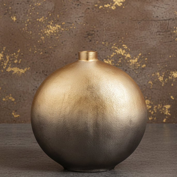 Metal Vase Set Of Two