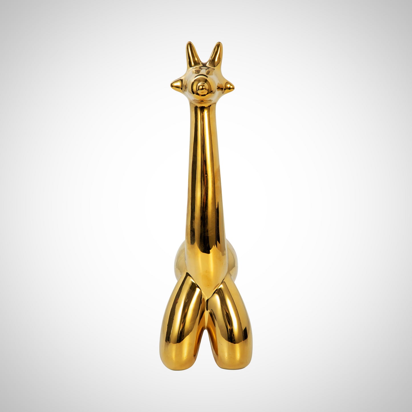 Gold Giraffe Balloon Animal