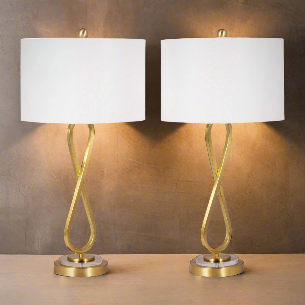 The Ishua  Lamp Set /Two
