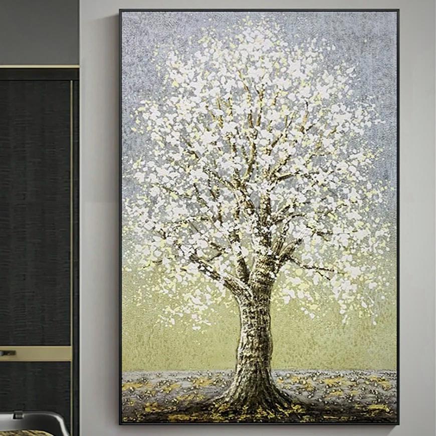 Arte de pared pintado a mano de 60" x 36"