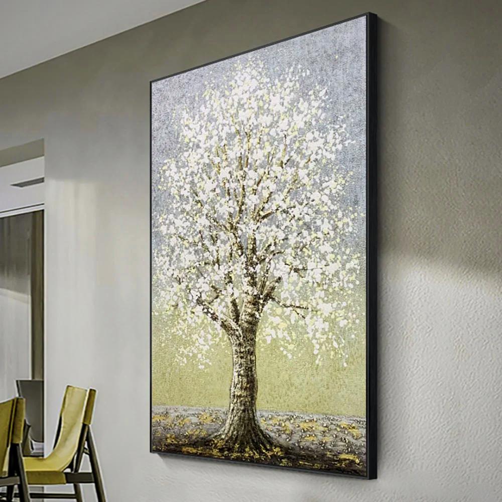 Arte de pared pintado a mano de 60" x 36"