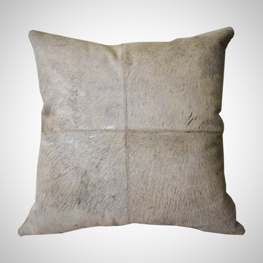 Sellny 20x20" Leather, Square Patch Pillow