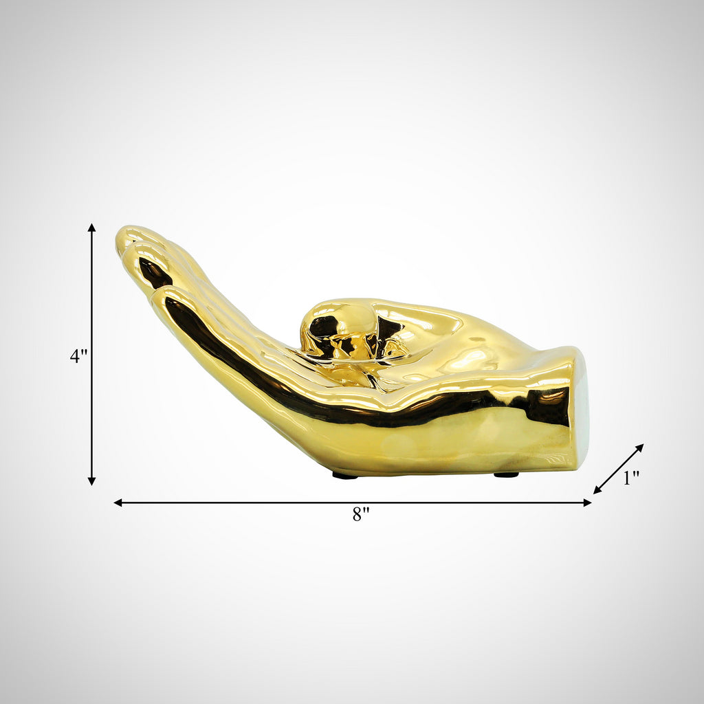 8&quot; Asking Hand, Gold