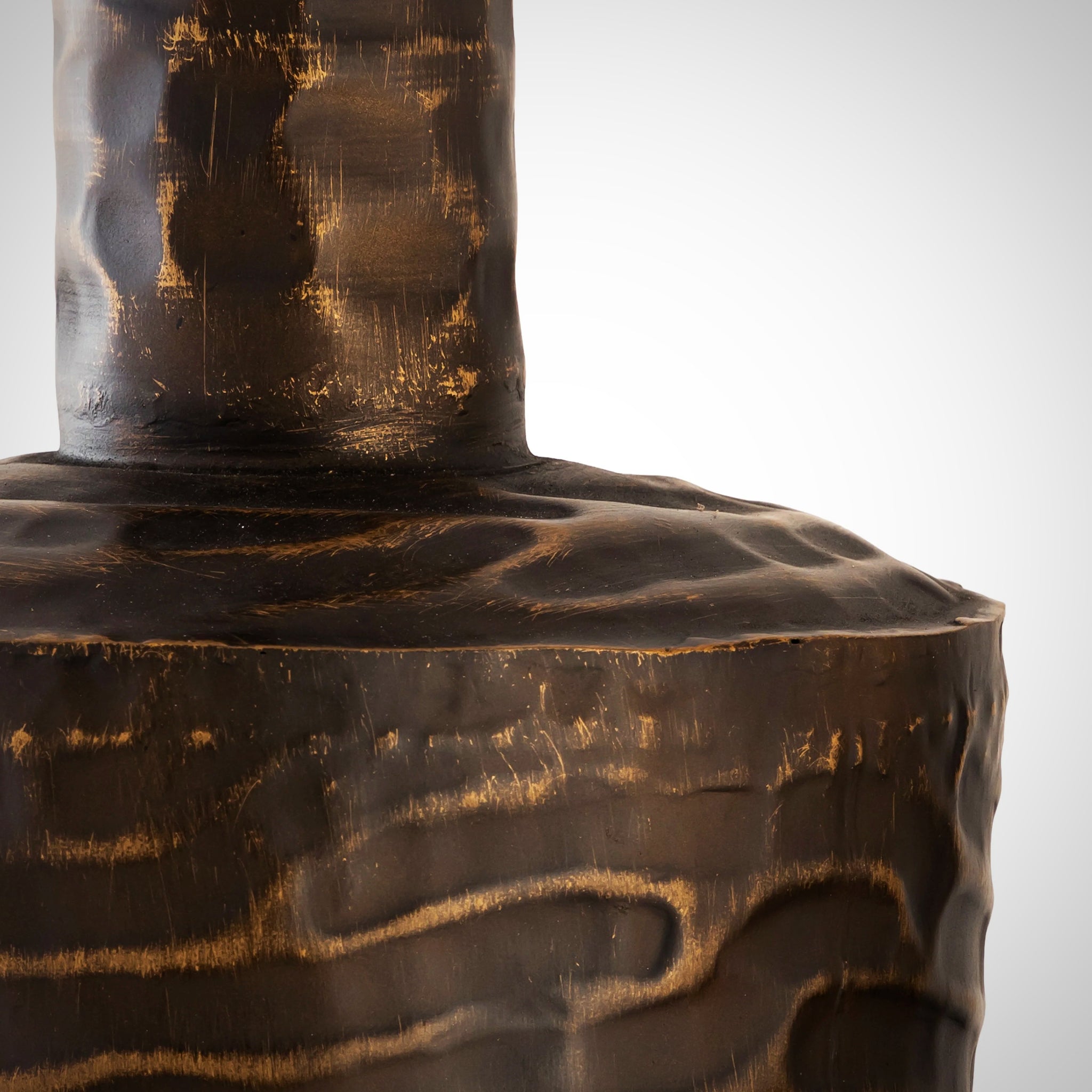 Large Metal Vase