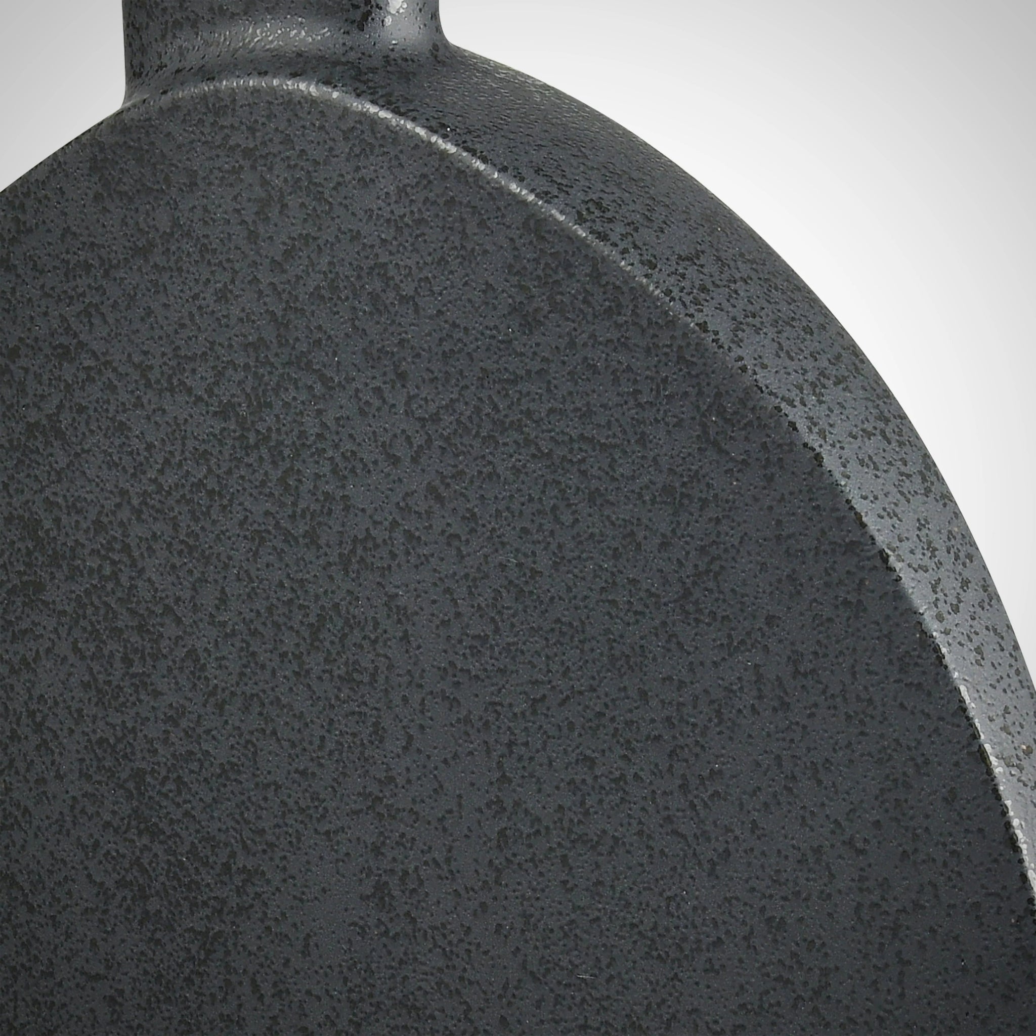 Large Vase Black Earthenware