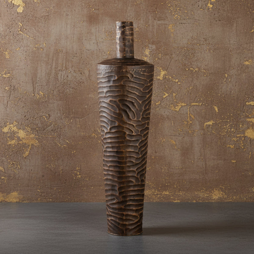 Large Metal Vase