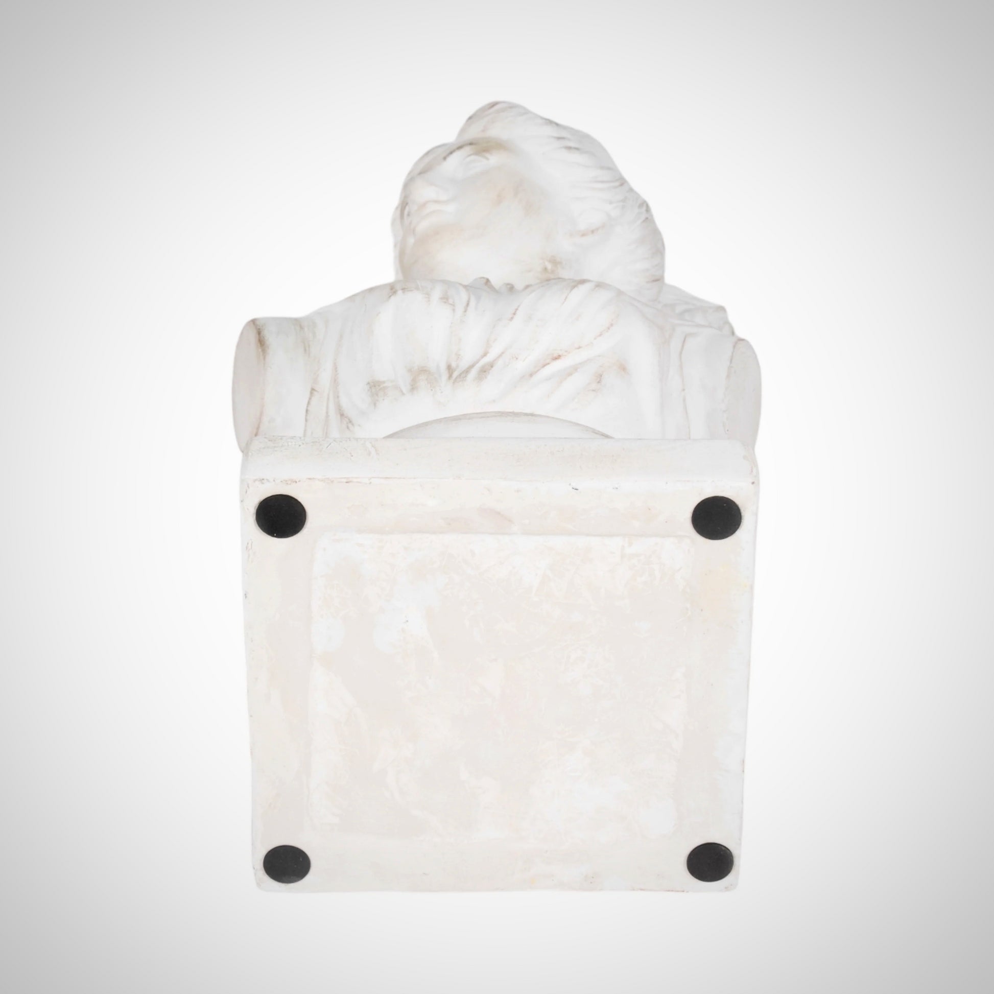 20&quot; Venus Bust Distressed Resin, White