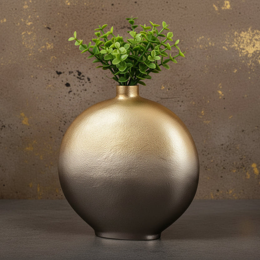 Metal Vase Set Of Two