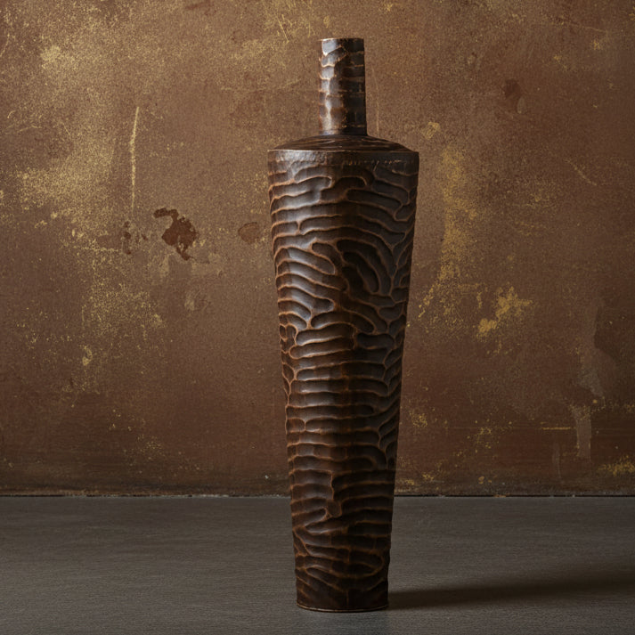 Large Metal Vase