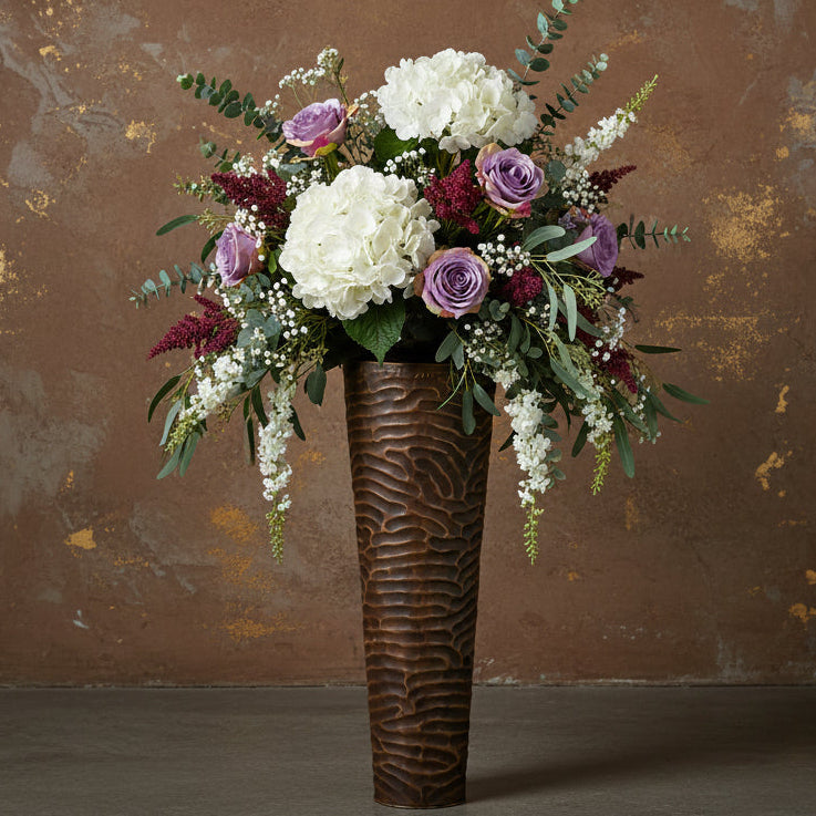 Large Metal Vase