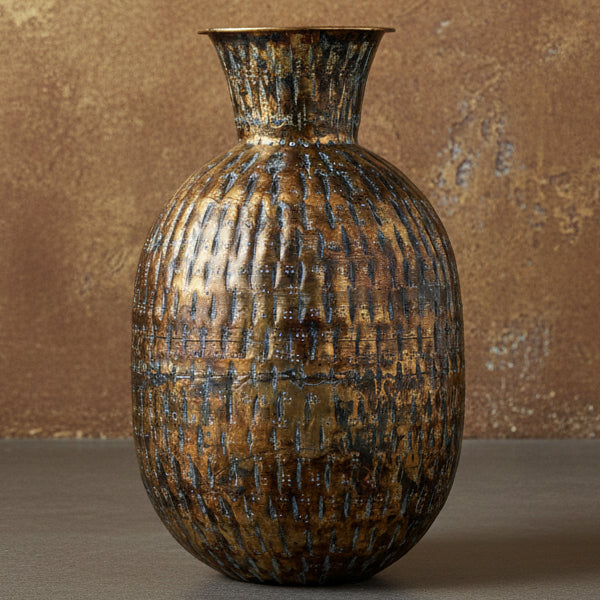 Large Metal Vase