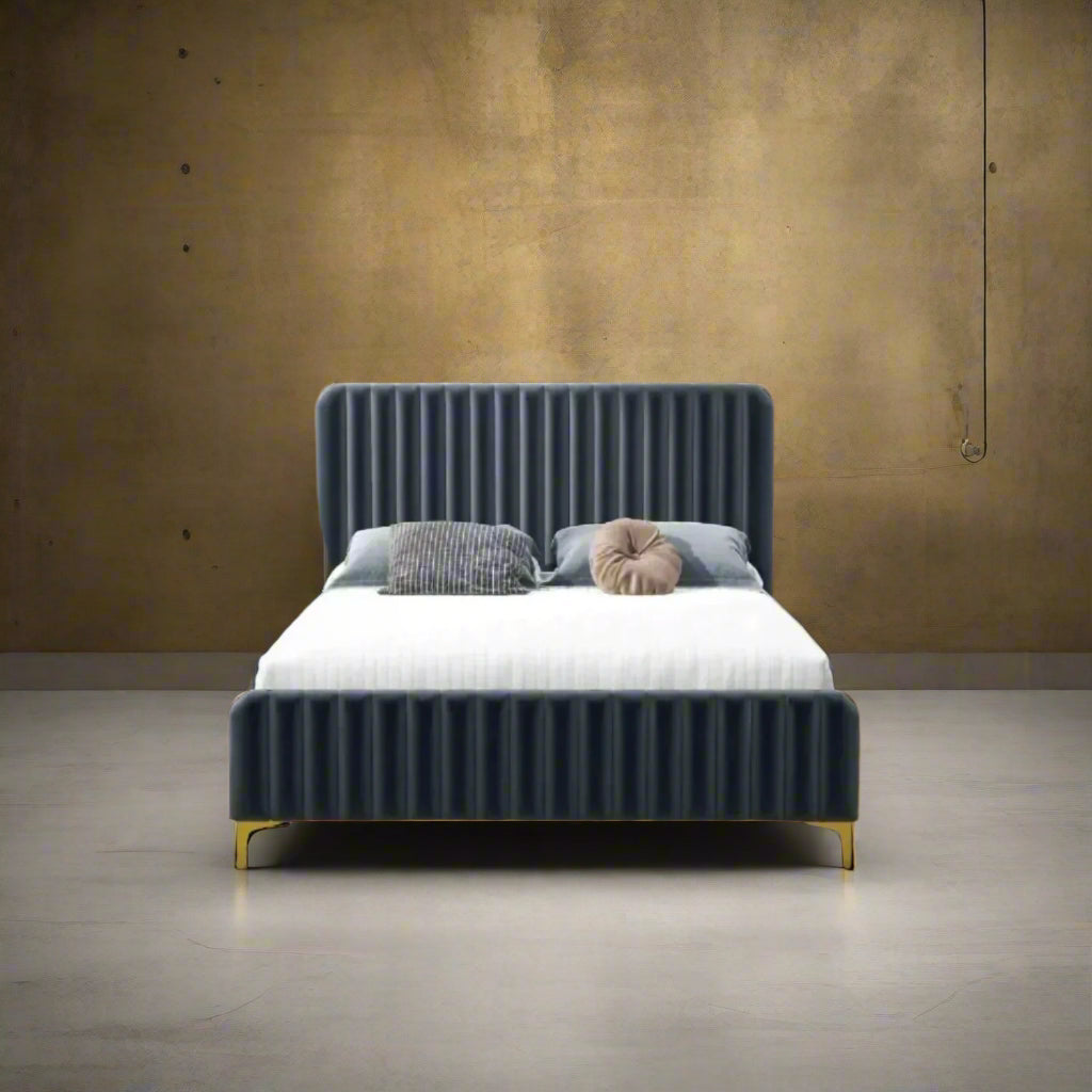 Crawford Queen Bed Grey
