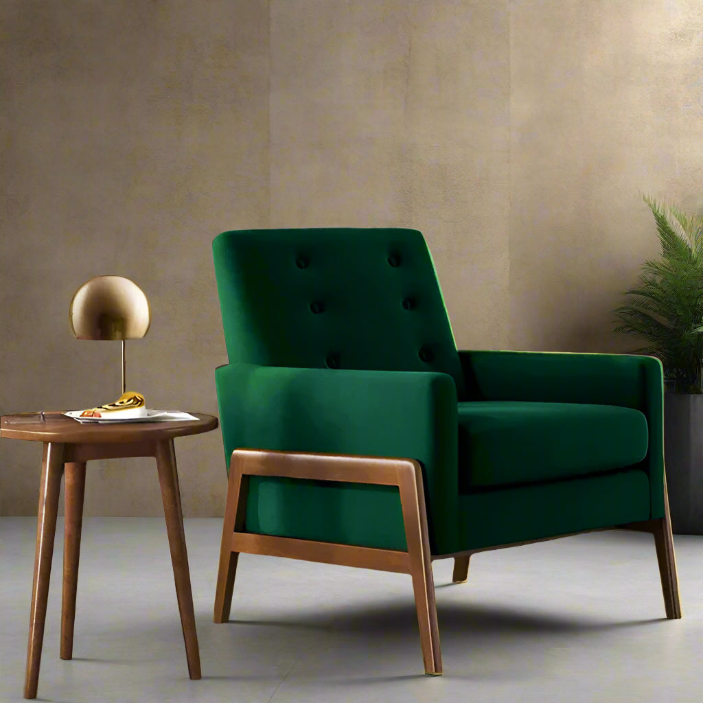 Silla decorativa Cambell verde