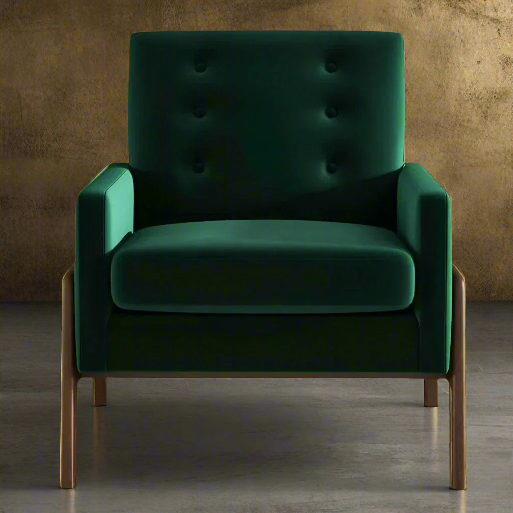 Silla decorativa Cambell verde