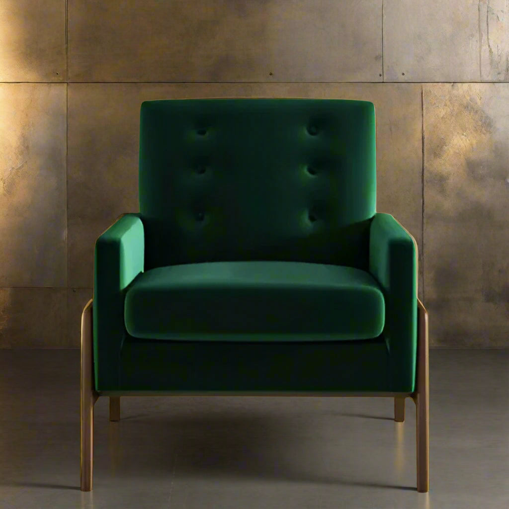 Silla decorativa Cambell verde