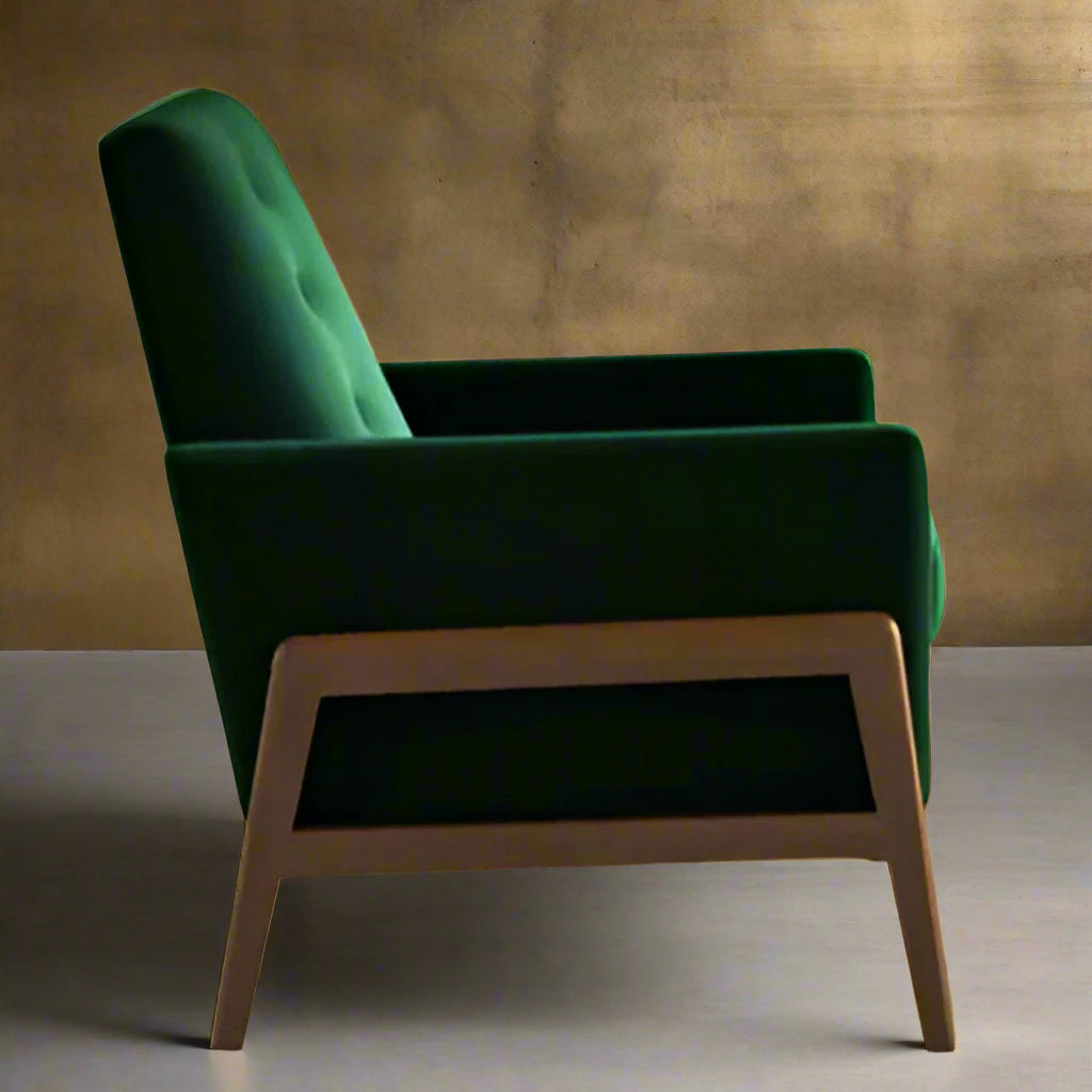 Silla decorativa Cambell verde