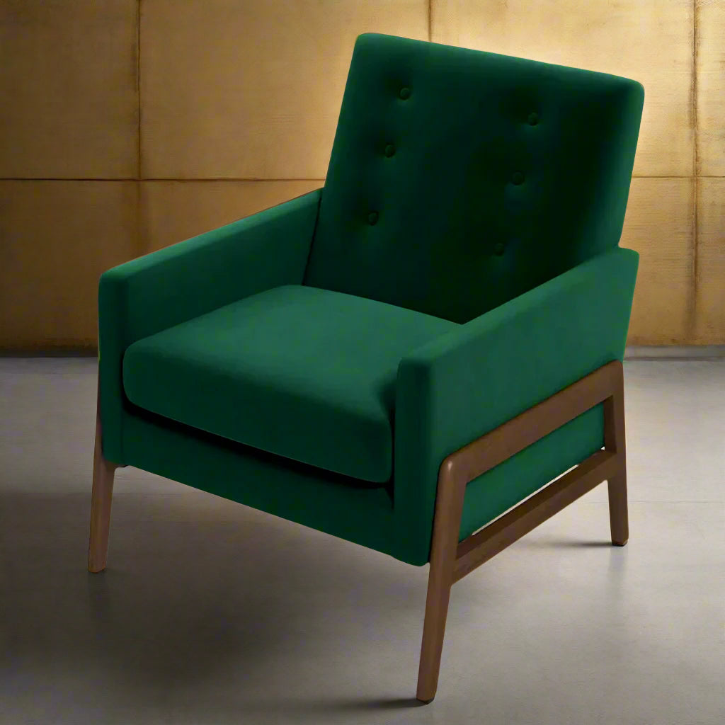 Silla decorativa Cambell verde